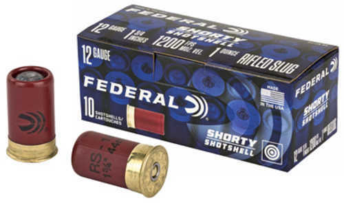 12 Gauge 10 Rounds Ammunition Federal Cartridge 1 3/4" N/a Lead #Slug